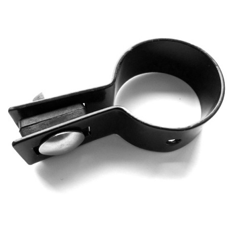 Príchytka koncová antracit na stĺpik guľatý 48 mm